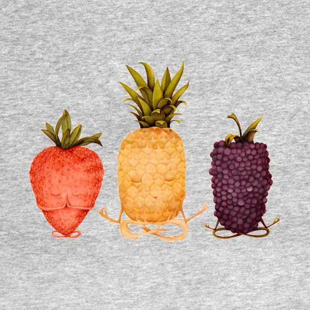 fruit yoga by KindSpirits